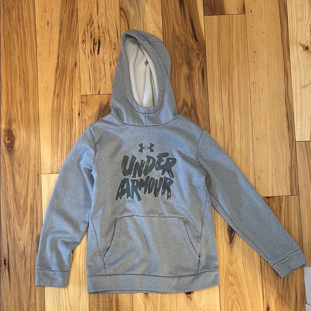 Under Armour Kids Hoodie Set - Gray, Orange, Multicolor - Picture 8 of 9